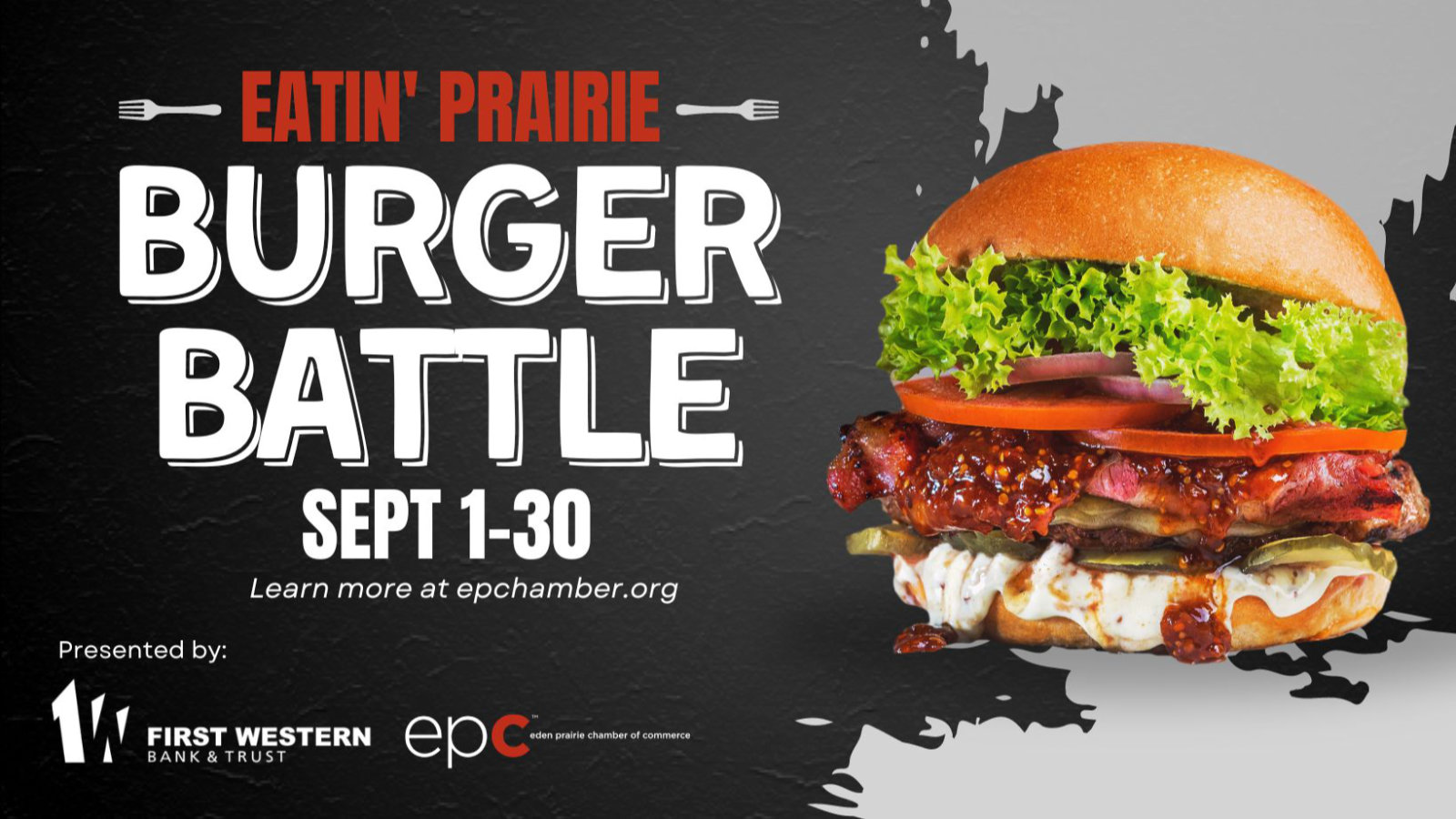 Eatin' Prairie Burger Battle, September 1-30